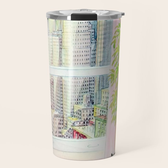The New Yorker - Black Cat Travel Mug Gallery Image 1