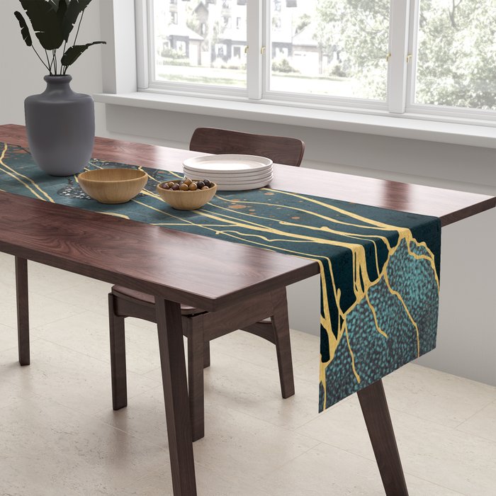 Metallic Jellyfish Table Runner Gallery Image 2