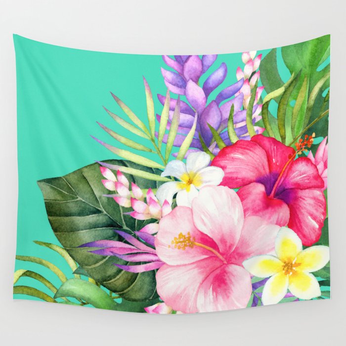 Tropical Vibe Wall Tapestry Gallery Image 1