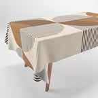 Abstraction_SUNSHINE_BALANCE_YINYANG_LINE_POP_ART_0630A Tablecloth Gallery Image 1