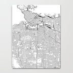 Vancouver White Map Notebook Gallery Image 4
