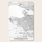 Vancouver White Map Cutting Board Gallery Image 1