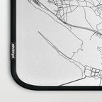 Vancouver White Map Laptop Sleeve Gallery Image 3