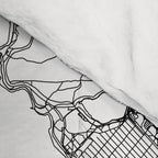 Vancouver White Map Comforter Gallery Image 4