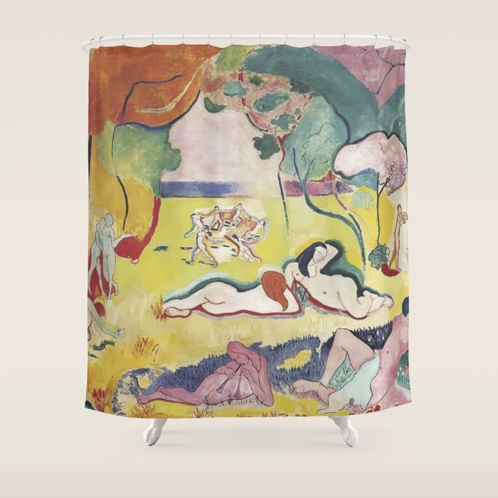 Le Bonheur de Vivre (the Joy of Life) by Henri Matisse Shower Curtain Gallery Image 1