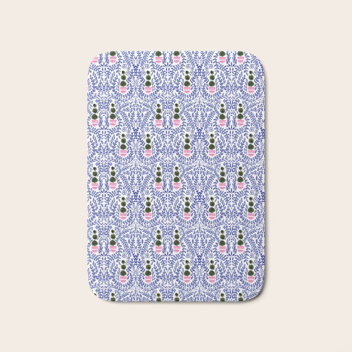 Southern Living - Chinoiserie Pattern Small Bath Mat Gallery Image 1