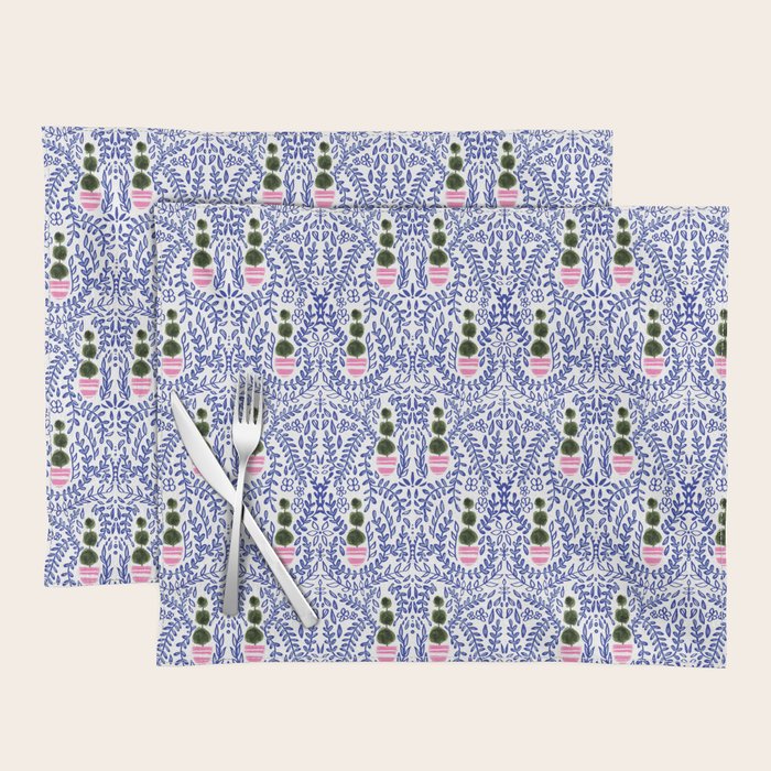 Southern Living - Chinoiserie Pattern Small Placemat Gallery Image 1