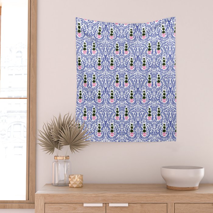 Southern Living - Chinoiserie Pattern Small Wall Tapestry Gallery Image 2