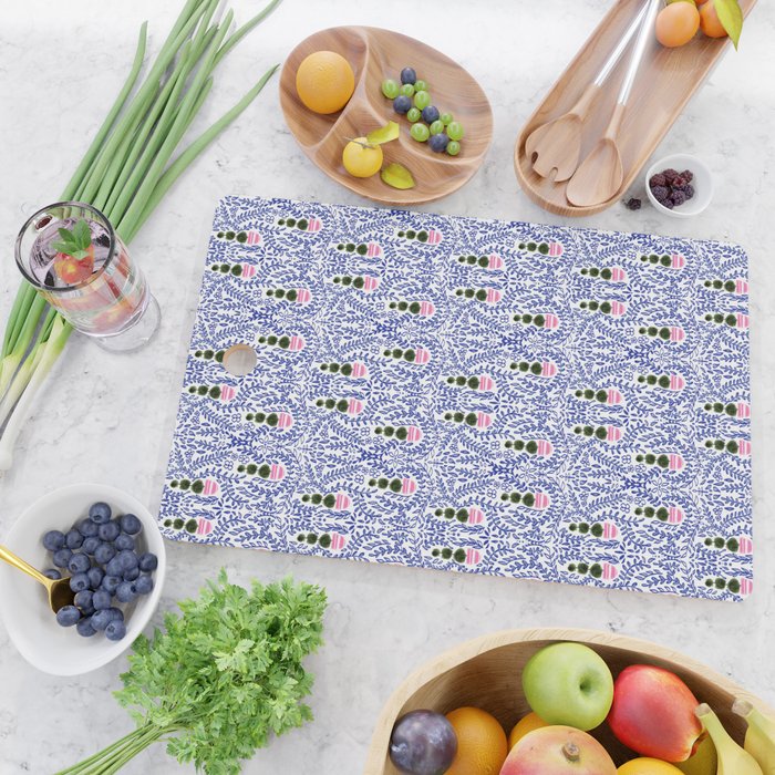 Southern Living - Chinoiserie Pattern Small Cutting Board Gallery Image 2