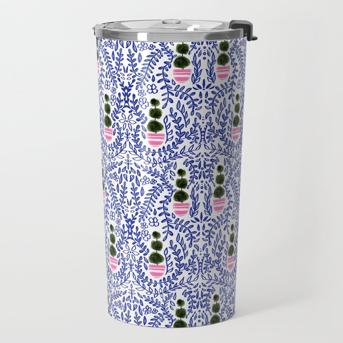 Southern Living - Chinoiserie Pattern Small Travel Mug Gallery Image 2