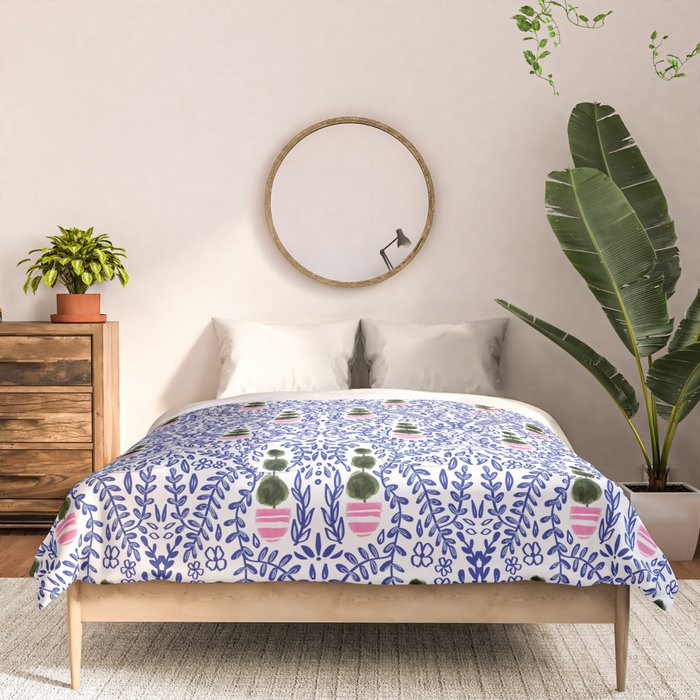 Southern Living - Chinoiserie Pattern Small Comforter Gallery Image 3