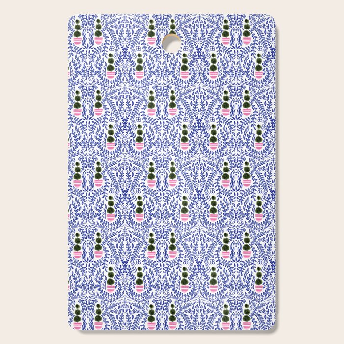 Southern Living - Chinoiserie Pattern Small Cutting Board Gallery Image 1