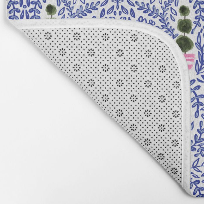 Southern Living - Chinoiserie Pattern Small Bath Mat Gallery Image 2