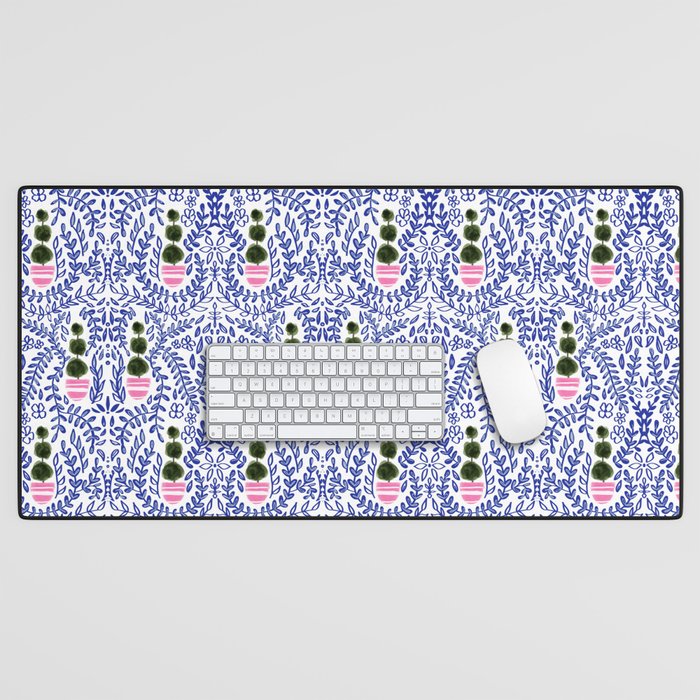 Southern Living - Chinoiserie Pattern Small Desk Mat Gallery Image 1