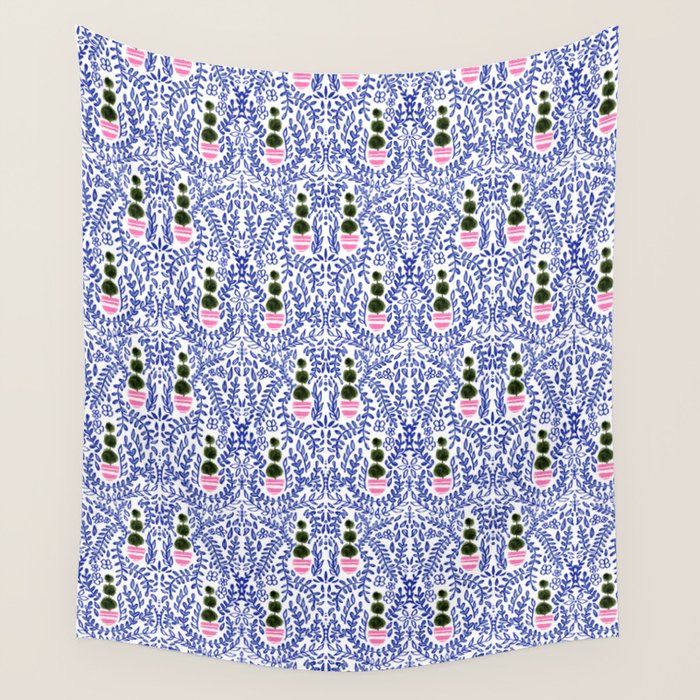 Southern Living - Chinoiserie Pattern Small Wall Tapestry Gallery Image 4