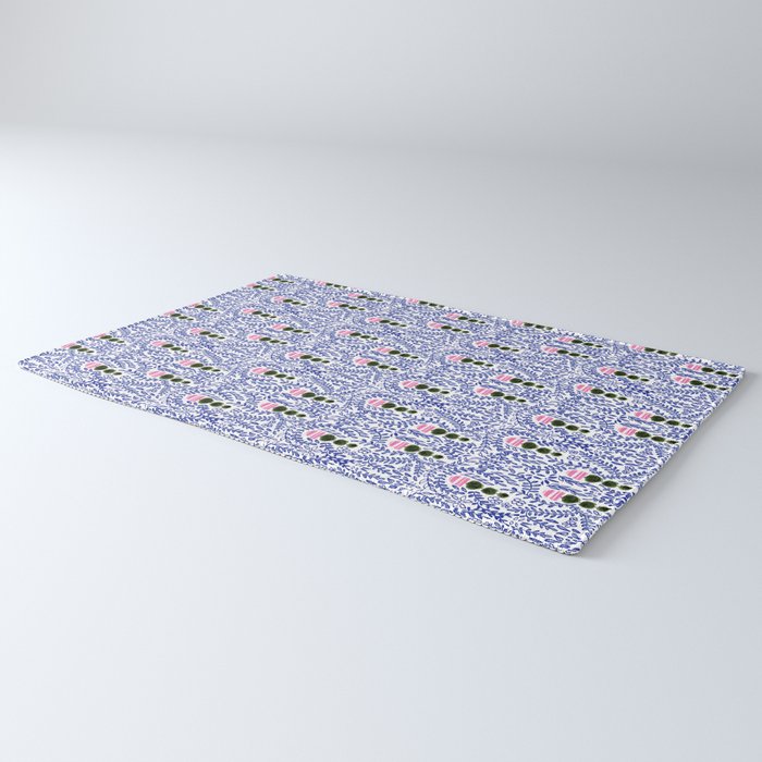 Southern Living - Chinoiserie Pattern Small Rug Gallery Image 3
