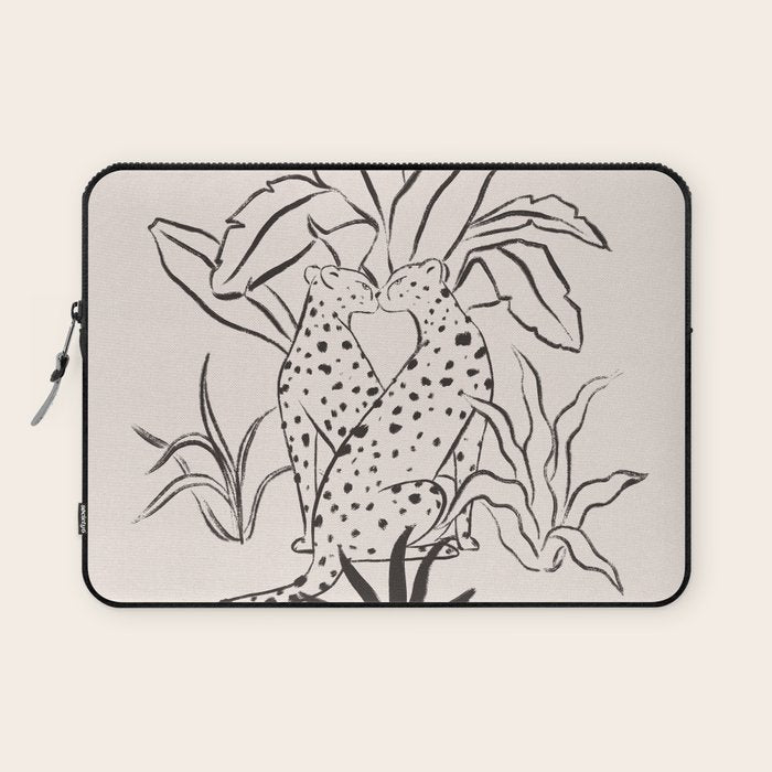 Cheetah Crush lines Laptop Sleeve Gallery Image 1