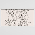 Cheetah Crush lines Desk Mat Gallery Image 3