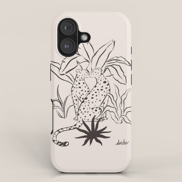 Cheetah Crush lines iPhone Case Gallery Image 1