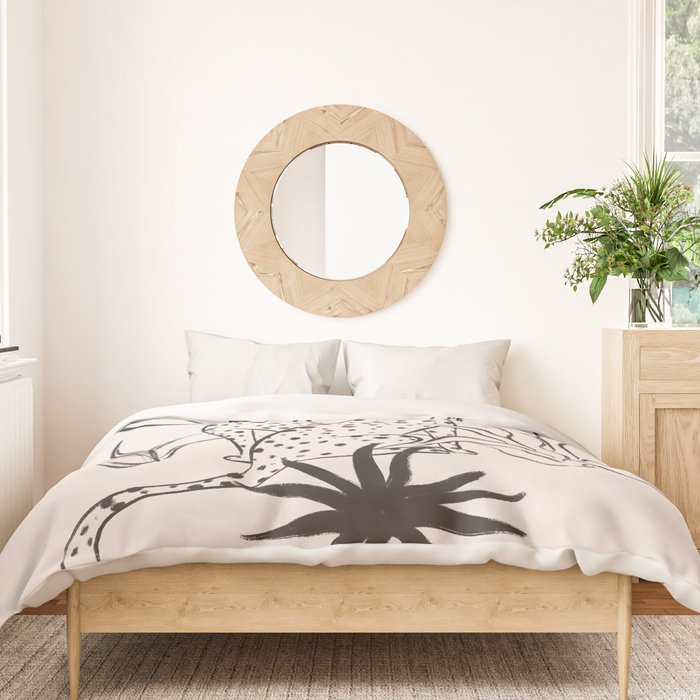 Cheetah Crush lines Duvet Cover Gallery Image 3
