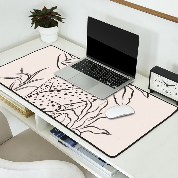 Cheetah Crush lines Desk Mat Gallery Image 2