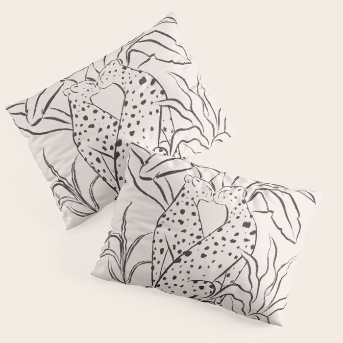 Cheetah Crush lines Pillow Sham Gallery Image 3