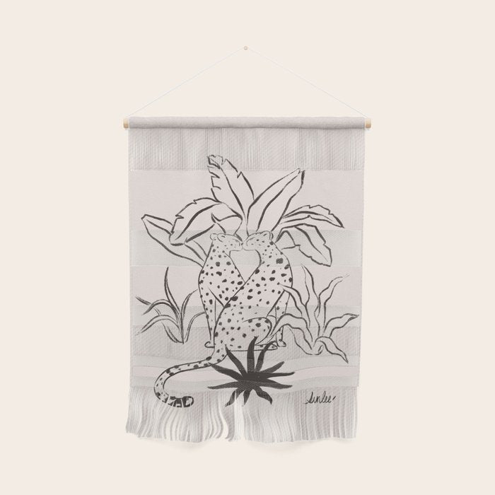 Cheetah Crush lines Wall Hanging Gallery Image 1