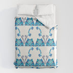 Vintage Rotary Phone - Blue Raspberry Duvet Cover Gallery Image 6