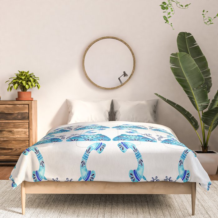 Vintage Rotary Phone - Blue Raspberry Comforter Gallery Image 3