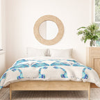Vintage Rotary Phone - Blue Raspberry Duvet Cover Gallery Image 3