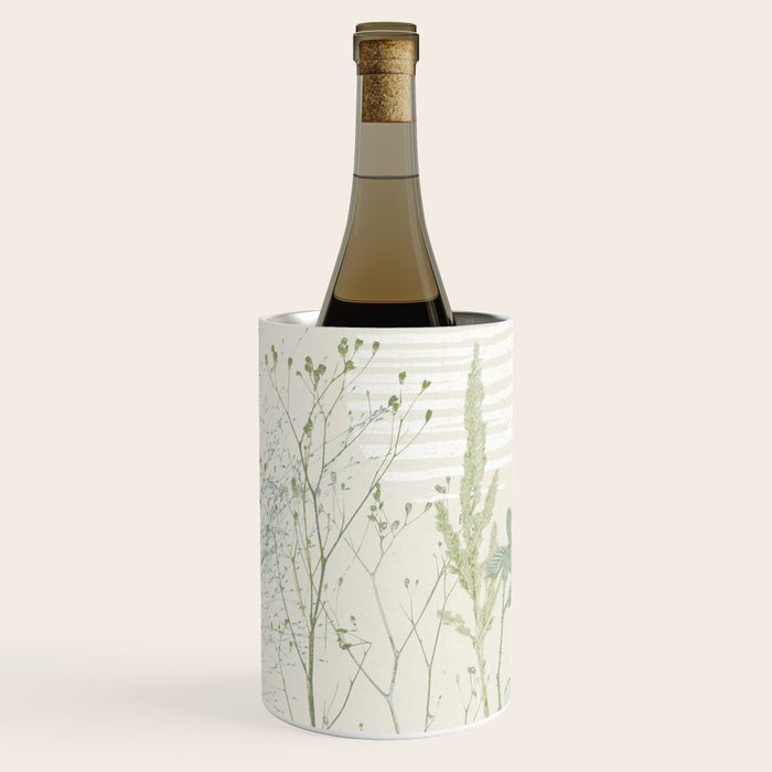 Wild Meadow Plant based calming atmosphere natural green Wine Chiller Gallery Image 1