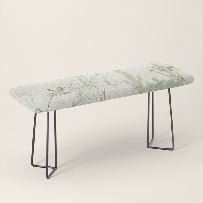 Wild Meadow Plant based calming atmosphere natural green Bench Gallery Image 1