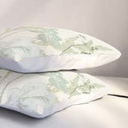 Wild Meadow Plant based calming atmosphere natural green Pillow Sham Gallery Image 3
