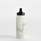 Wild Meadow Plant based calming atmosphere natural green Water Bottle Gallery Image 2