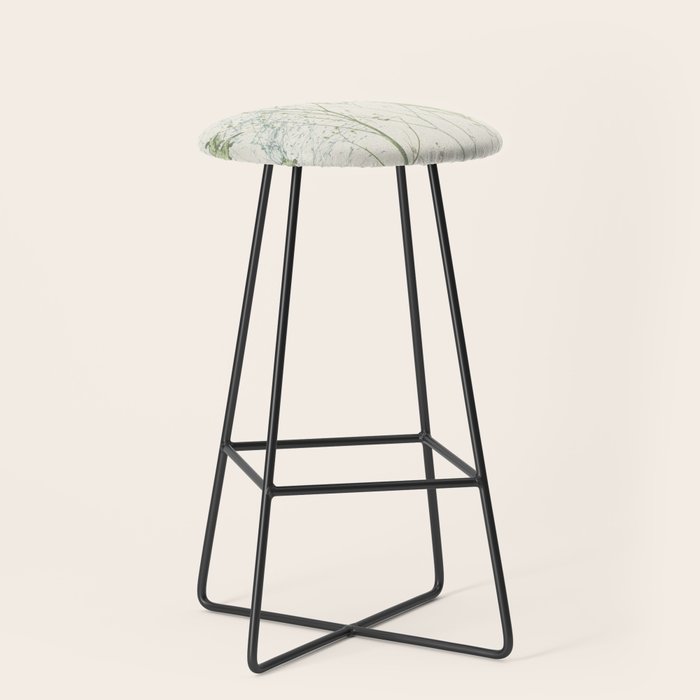 Wild Meadow Plant based calming atmosphere natural green Stool Gallery Image 1