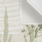 Wild Meadow Plant based calming atmosphere natural green Wall Tapestry Gallery Image 3