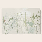 Wild Meadow Plant based calming atmosphere natural green Cutting Board Gallery Image 1