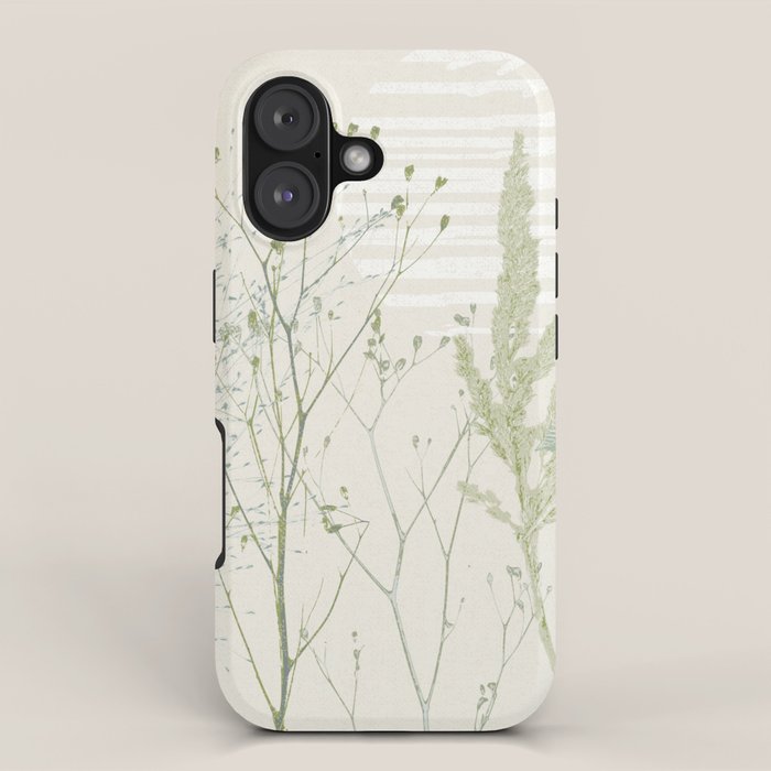 Wild Meadow Plant based calming atmosphere natural green iPhone Case Gallery Image 1