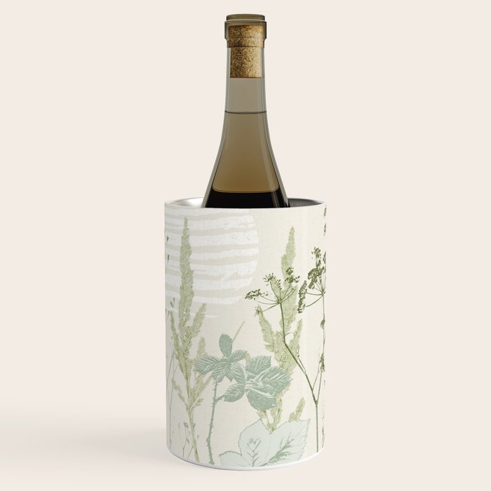 Wild Meadow Plant based calming atmosphere natural green Wine Chiller Gallery Image 3