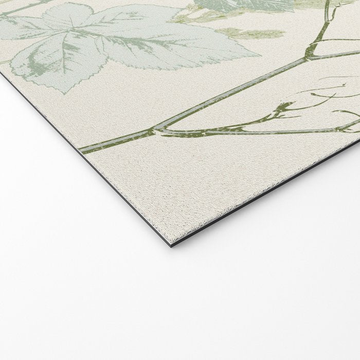 Wild Meadow Plant based calming atmosphere natural green Welcome Mat Gallery Image 2