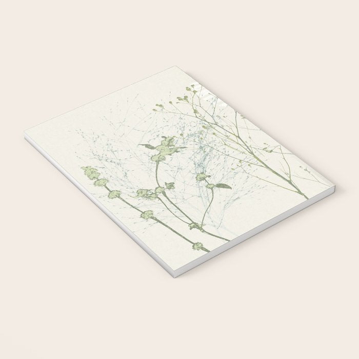 Wild Meadow Plant based calming atmosphere natural green Notebook Gallery Image 3