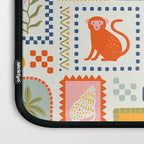 Vintage summer nature patchwork art pattern Laptop Sleeve Gallery Image 3