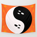 Spooky Yin Yang Wall Tapestry Gallery Image 4