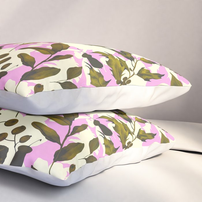 Illuminated garden silhouette Pillow Sham Gallery Image 3