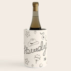 Howdy. Black and White Good Luck Charms Wine Chiller Gallery Image 1