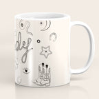 Howdy. Black and White Good Luck Charms Coffee Mug Gallery Image 1