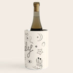 Howdy. Black and White Good Luck Charms Wine Chiller Gallery Image 3
