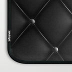 Black Quilted Leather Laptop Sleeve Gallery Image 3
