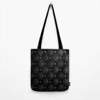 Black Quilted Leather Tote Bag Gallery Image 2
