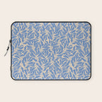 Blue Tropical Leaves Resort  Laptop Sleeve Gallery Image 1